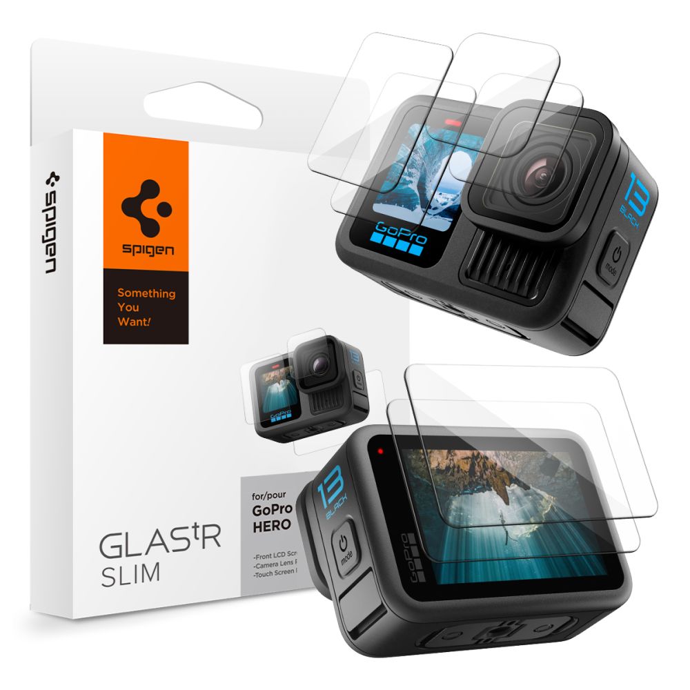 KALJENO STEKLO SPIGEN GLAS.TR SLIM 2-SET GOPRO HERO 13 PROZOREN