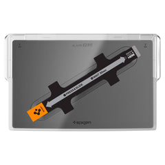 KALJENO STEKLO SPIGEN GLASS FC "EZ FIT" TESLA MODEL X 2022 / MODEL S 2021 ČRNA