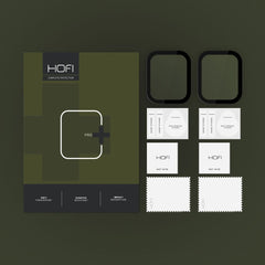 TVRDO STEKLO HOFI HYBRID PRO+ 2-PAK APPLE WATCH 10 (42 MM) ČRNA