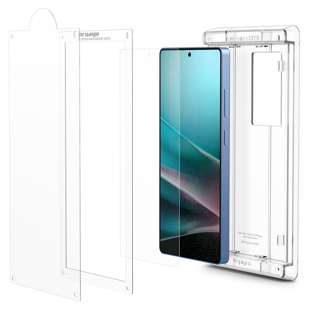 KALJENO STEKLO SPIGEN ELITE SHIELD "EZ FIT" HD GALAXY S25 ULTRA JASNO