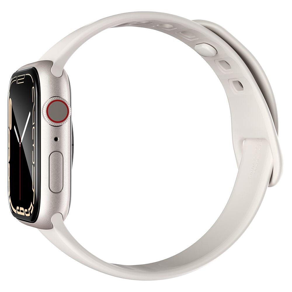 2X TRDNO STEKLO ZA APPLE WATCH 41 MM SPIGEN PROFLEX "EZ FIT" 2-PACK PROZORNO