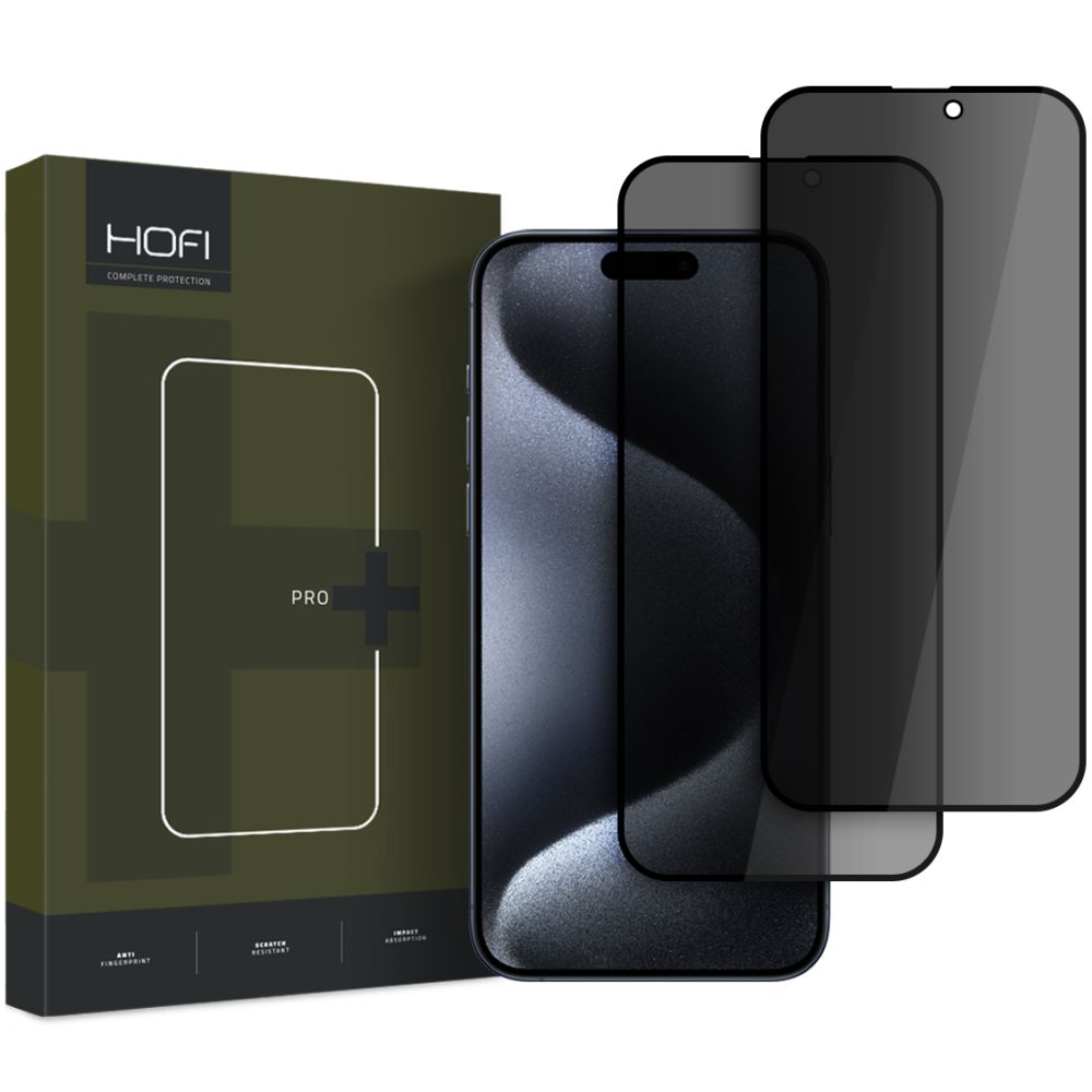 TVRDE KLASO HOFI ANTI SPY GLASS PRO+ 2-PACK IPHONE 16 PLUS ZASEBNO