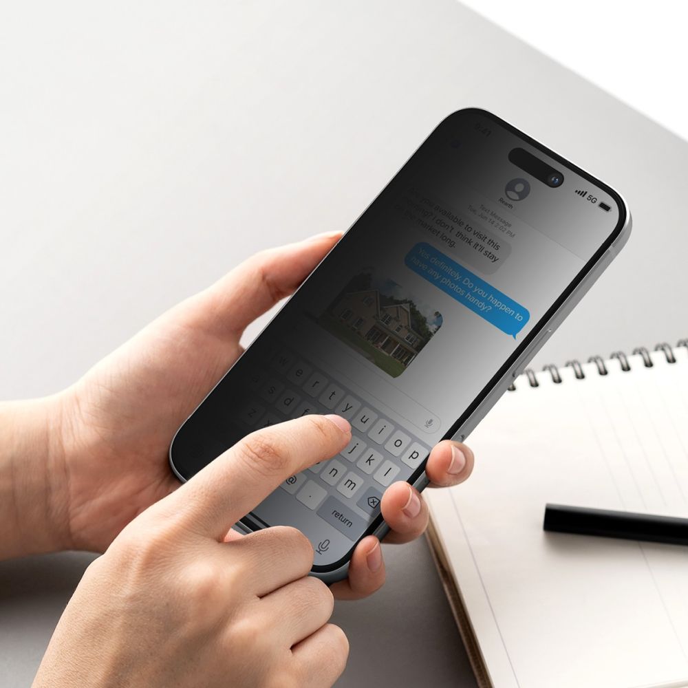 TRDNO STEKLO RINGKE EASY SLIDE 2-PAK IPHONE 15 / 16 ZASEBNOST