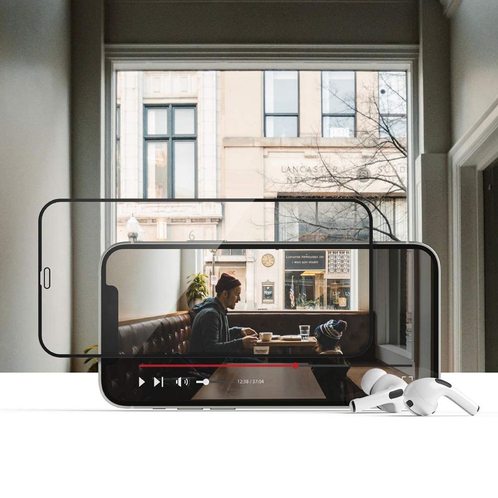 OTRDJENO STEKLO DOOP GLASS PRO+ IPHONE 13 PRO MAX ČRNA