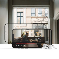 OTRDJENO STEKLO DOOP GLASS PRO+ IPHONE 13 PRO MAX ČRNA