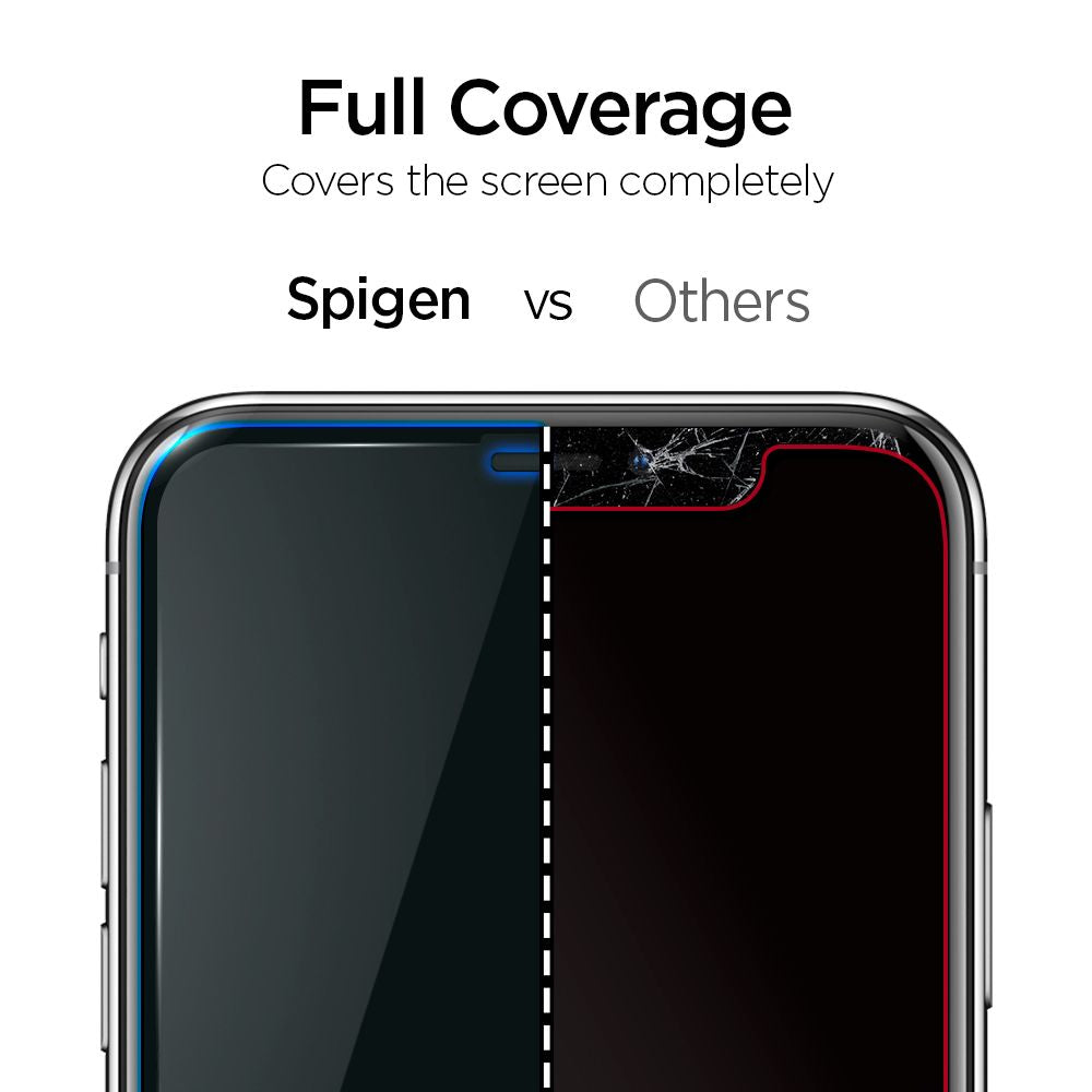 TRDNO STEKLO SPIGEN ALM GLASS FC IPHONE 11 PRO MAX ČRNA