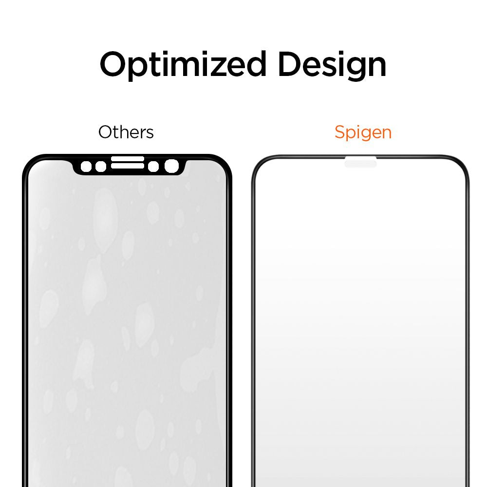 TRDNO STEKLO SPIGEN ALM GLASS FC IPHONE 11 PRO MAX ČRNA