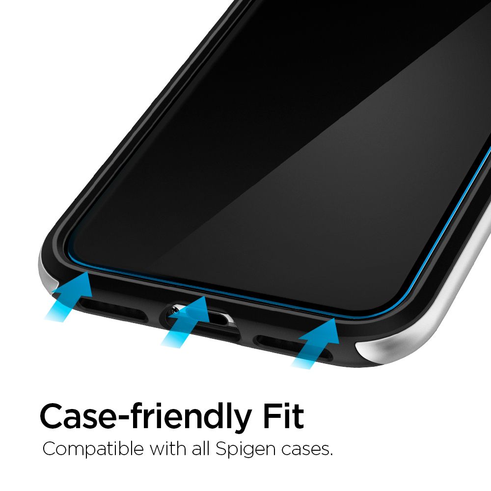 TRDNO STEKLO SPIGEN ALM GLAS.TR SLIM 2-PACK IPHONE 11
