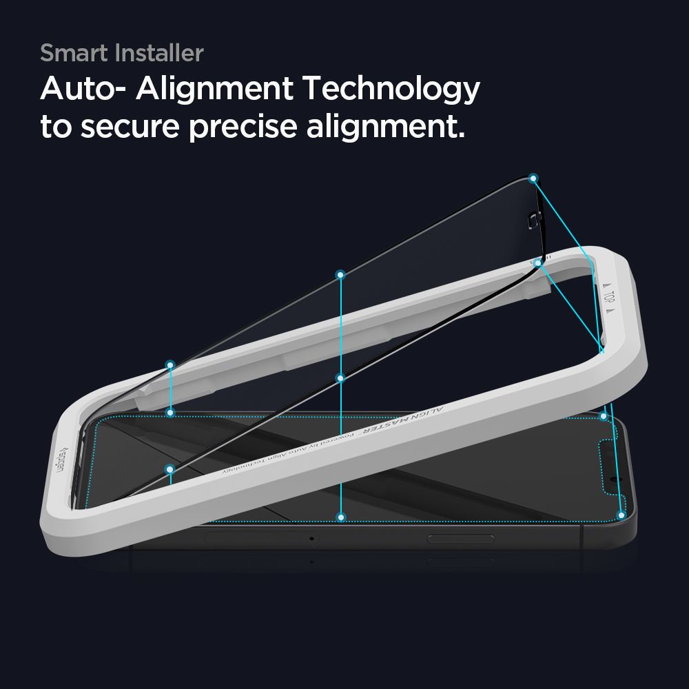 2X TRDO STEKLO SPIGEN ALM GLASS FC 2-PACK IPHONE 12/12 PRO ČRNA