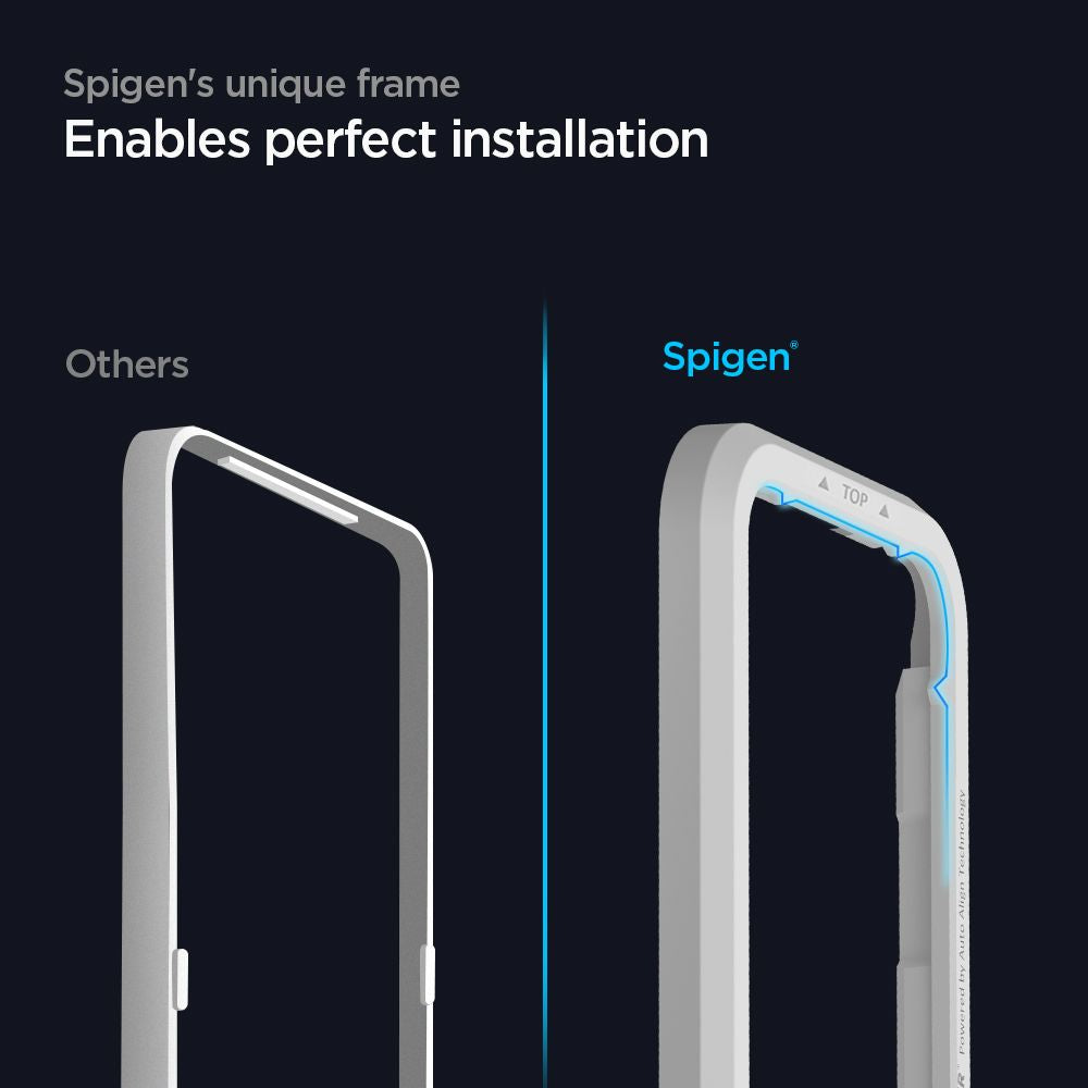 2X TRDO STEKLO SPIGEN ALM GLASS FC 2-PACK IPHONE 12/12 PRO ČRNA