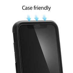 TRDNO STEKLO SPIGEN GLASS FC IPHONE X/XS ČRNA