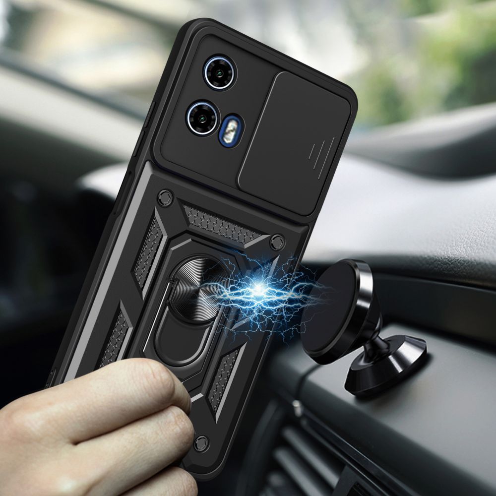 OVITEK ZA MOTOROLA MOTO G85 5G TECH-PROTECT CAMSHIELD PRO ČRN.