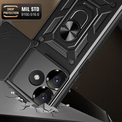 OVITEK ZA XIAOMI REDMI 13 TECH-PROTECT CAMSHIELD PRO ČRN KRYT