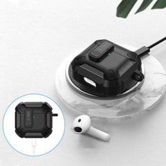 OVITEK TECH-PROTECT CARBONOX APPLE AIRPODS 4 ČRN ČRNO