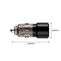 TECH-PROTECT CC03 2-PORT AVTO POLNILNIK PD75W ČRN