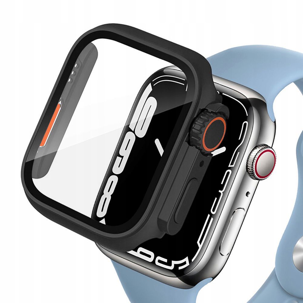 OVITEK TECH-PROTECT DEFENSE360 APPLE WATCH 10 (46MM) ČRNA/ORANŽNA