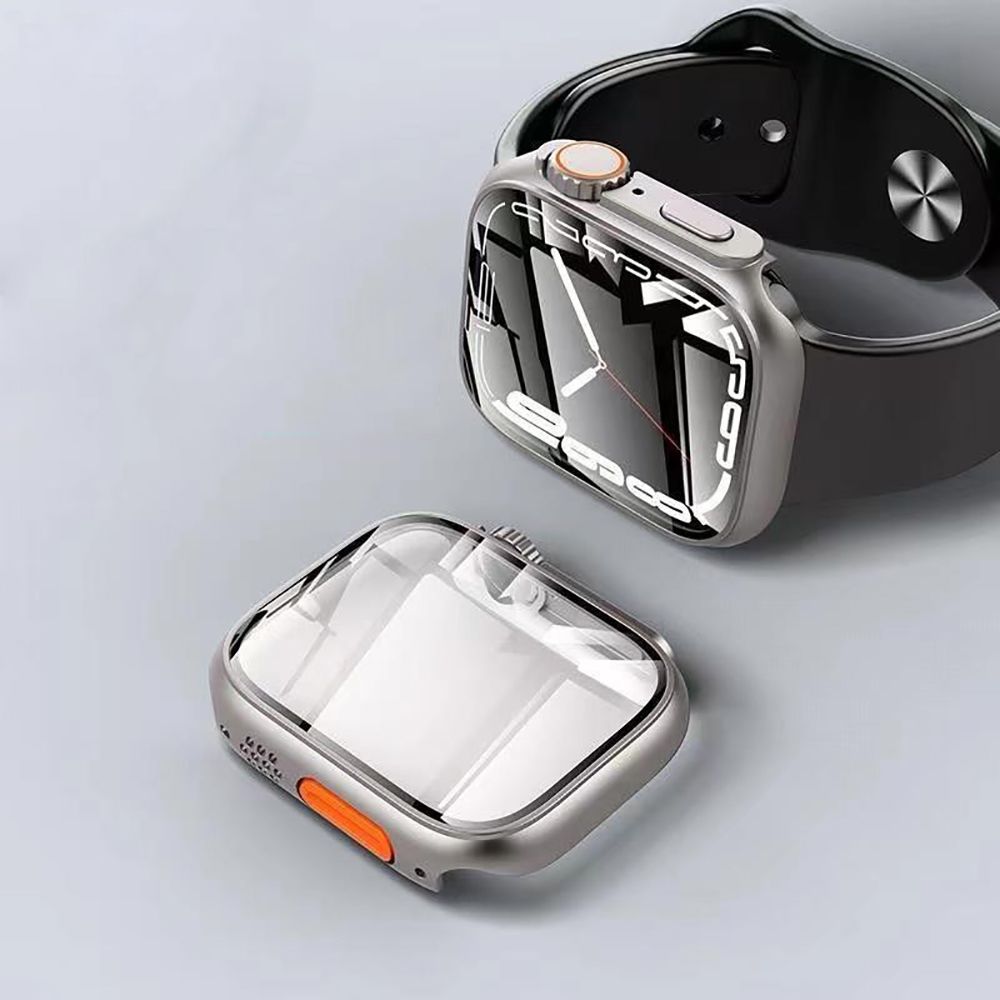 360° ZAŠČITNA OVITKA ZA APPLE WATCH 44 MM DOOP DEFENSE 360GUARD TITAN/ORANŽNA
