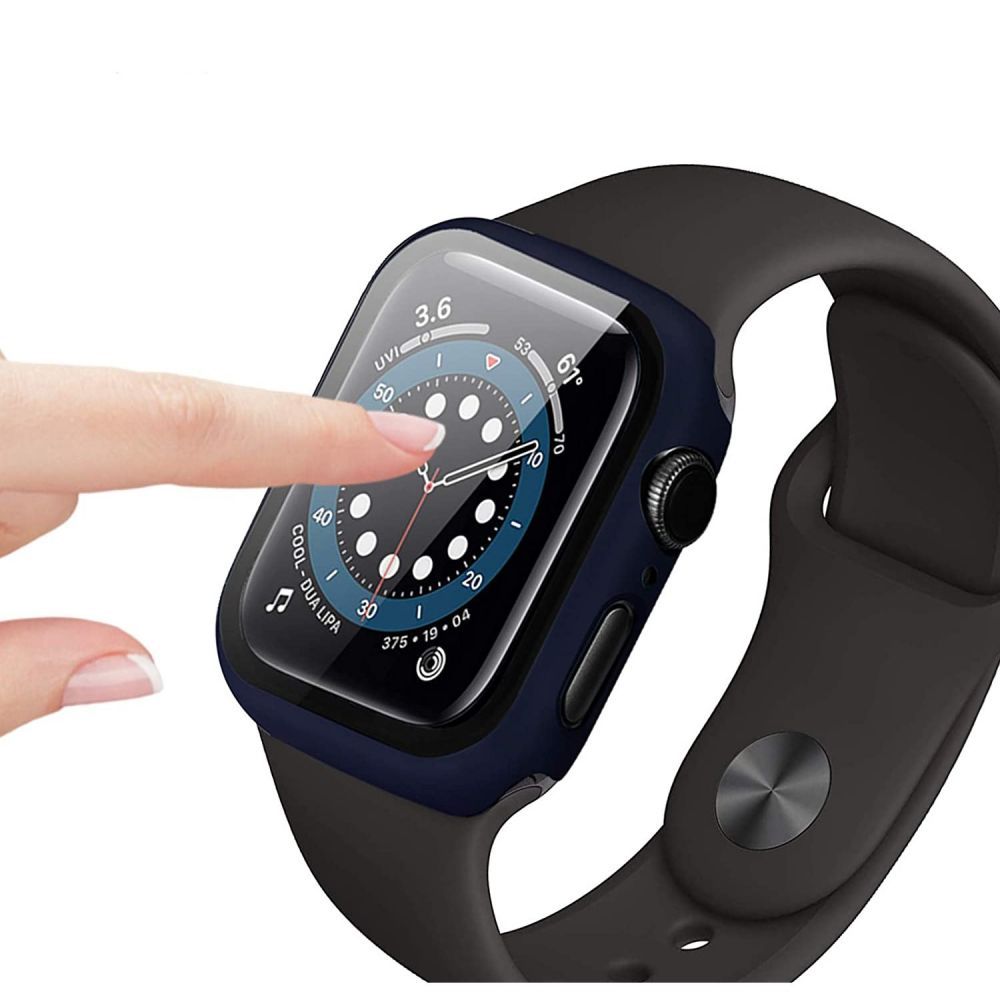 360° ZAŠČITNA OVITKA ZA APPLE WATCH 45 MM DOOP DEFENSE 360GUARD ČRNA