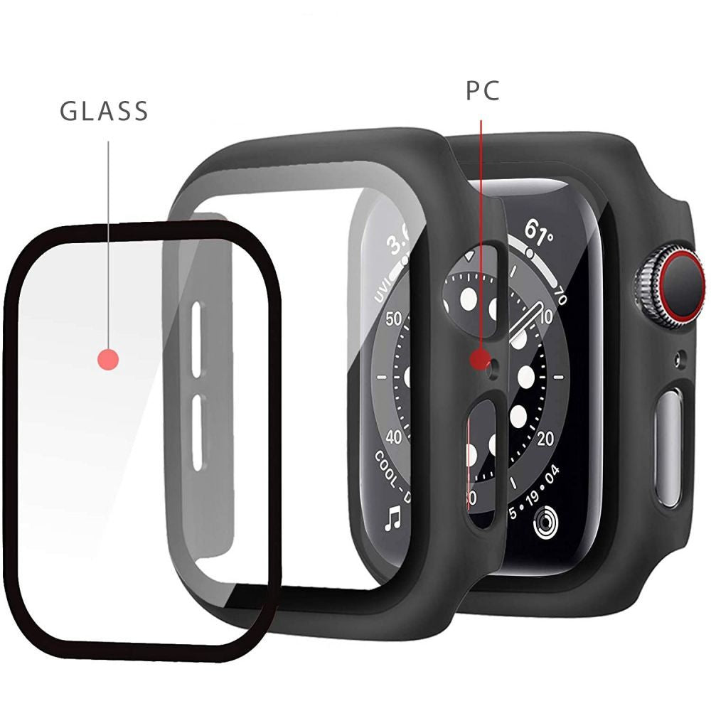 360° ZAŠČITNA OVITKA ZA APPLE WATCH 45 MM DOOP DEFENSE 360GUARD ČRNA