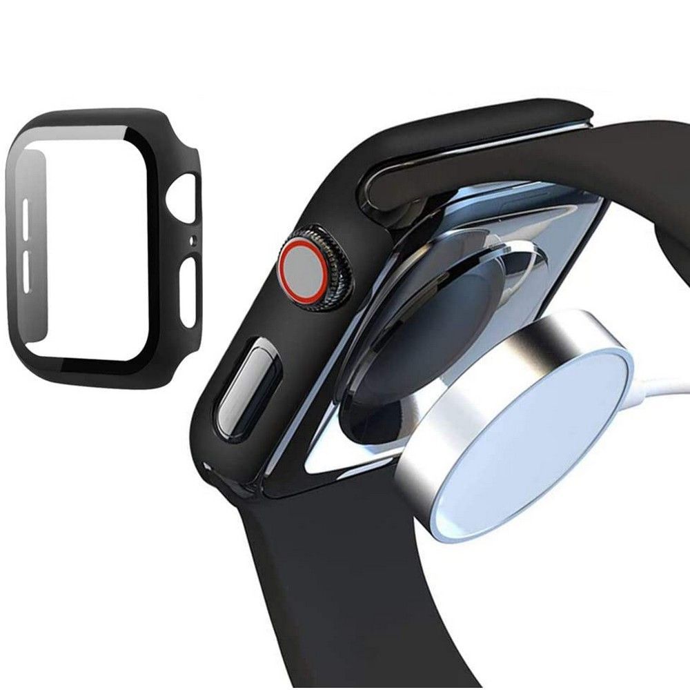 360° ZAŠČITNA OVITKA ZA APPLE WATCH 45 MM DOOP DEFENSE 360GUARD ČRNA
