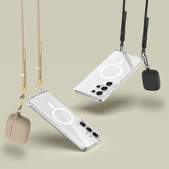 OVITEK TECH-PROTECT FLEXAIR CHAIN MAGSAFE GALAXY S25 ČRN IN TAUPÉ