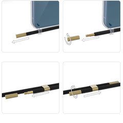 OVITEK TECH-PROTECT FLEXAIR CHAIN MAGSAFE IPHONE 15 PRO ČRNA & BEŽNA