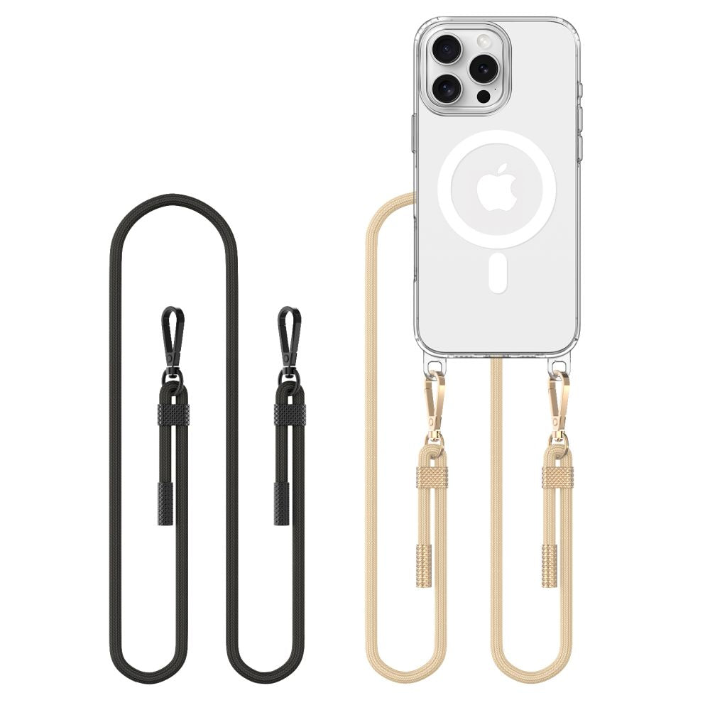 TECH-PROTECT FLEXAIR CHAIN MAGSAFE IPHONE 16 PRO MAX ČRNA IN TAUPA