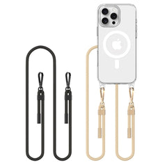 TECH-PROTECT FLEXAIR CHAIN MAGSAFE IPHONE 16 PRO MAX ČRNA IN TAUPA
