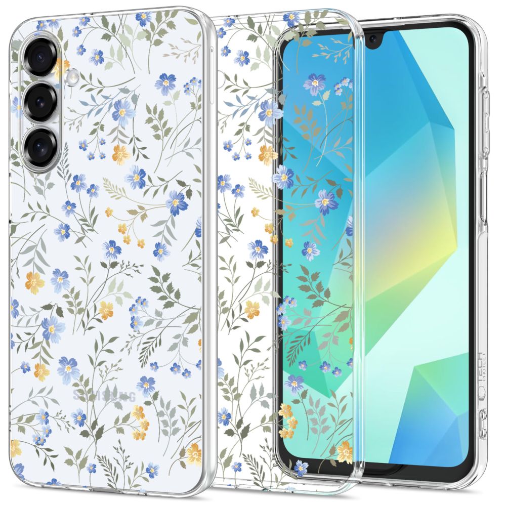 OVITEK TECH-PROTECT FLEXAIR+ GALAXY A16 4G / 5G SPOMLADANSKI CVETOVI