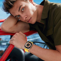 REMENIČEK DOOP ICONBAND PRO APPLE WATCH 6 / 7 / 8 / 9 / 10 / SE / ULTRA 1 / 2 (44 / 45 / 46 / 49 MM) MIDNIGHT BLUE