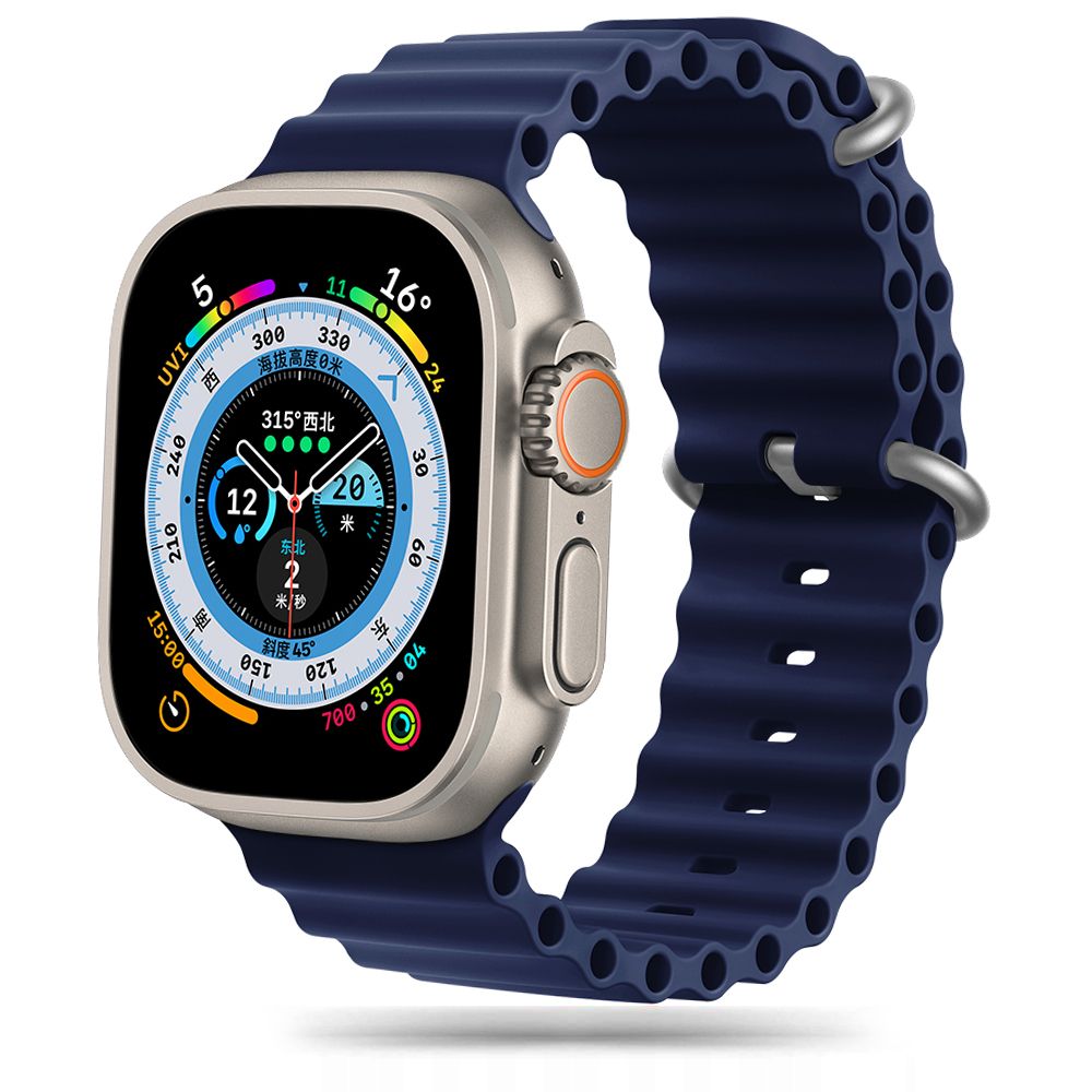 REMENIČEK DOOP ICONBAND PRO APPLE WATCH 6 / 7 / 8 / 9 / 10 / SE / ULTRA 1 / 2 (44 / 45 / 46 / 49 MM) MIDNIGHT BLUE