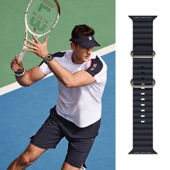 REMENIČEK DOOP ICONBAND PRO APPLE WATCH 6 / 7 / 8 / 9 / 10 / SE / ULTRA 1 / 2 (44 / 45 / 46 / 49 MM) ČRNA