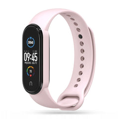 SILIKONSKI PAŠEK ZA XIAOMI MI BAND 5 / 6 / 6 NFC / 7 HEYBAND ICON ROZA