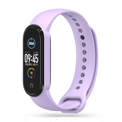 SILIKONSKI PAŠEK ZA XIAOMI MI BAND 5 / 6 / 6 NFC / 7 HEYBAND ICON VIOLET