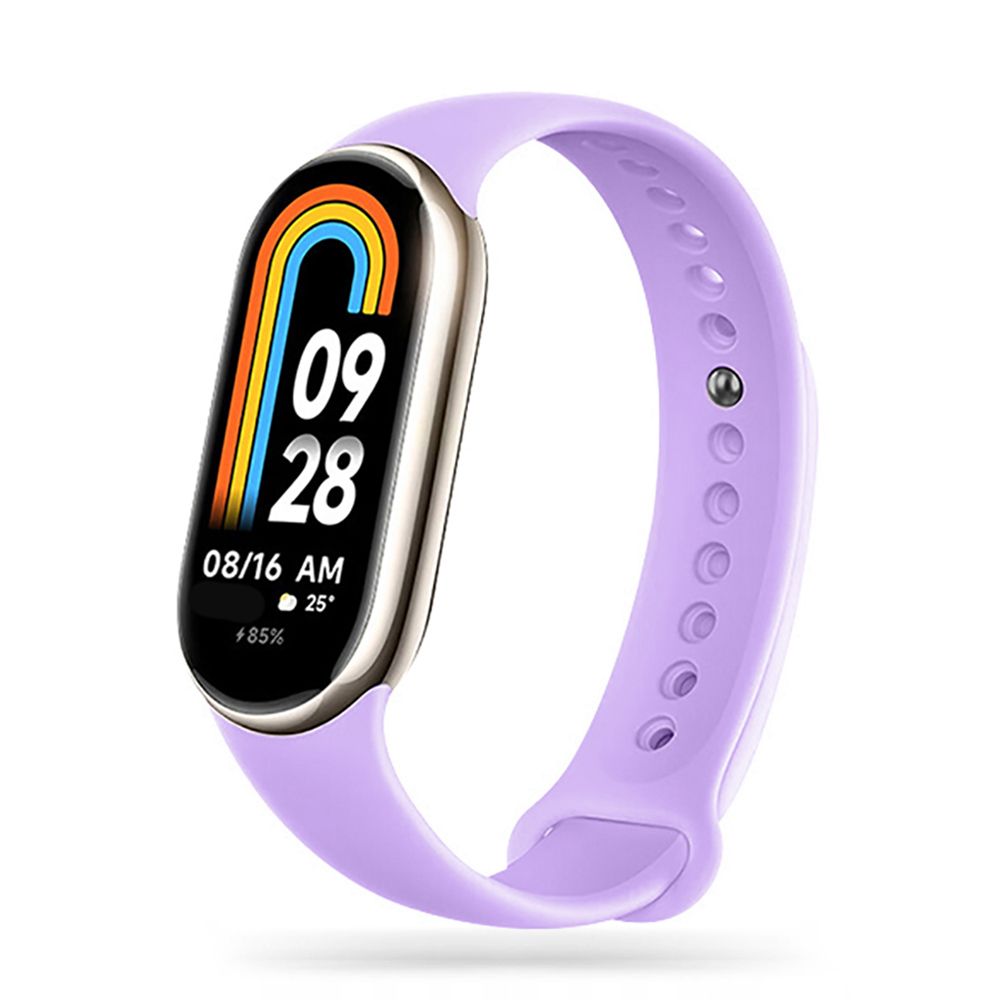 SILIKONSKI PAŠEK ZA XIAOMI MI BAND 8 / 9 / NFC HEYBAND IKONA VIOLET