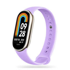 SILIKONSKI PAŠEK ZA XIAOMI MI BAND 8 / 9 / NFC HEYBAND IKONA VIOLET