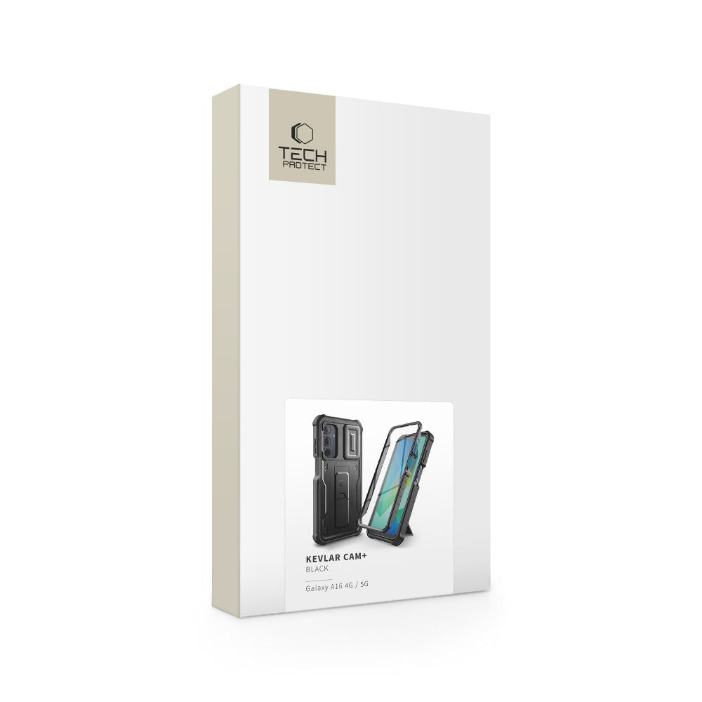 OVITEK TECH-PROTECT KEVLAR CAM+ GALAXY A16 4G / 5G ČRN.
