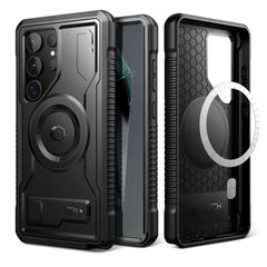 OVITEK TECH-PROTECT KEVLAR MAGSAFE+ GALAXY S24 ULTRA ČRN.