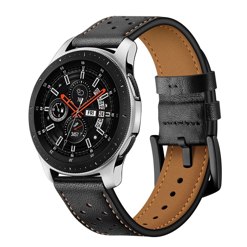 REMENIČ HEYBAND USNJE SAMSUNG GALAXY WATCH 46MM ČRNA