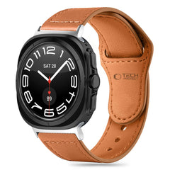 REMENIČEK TECH-PROTECT LEATHERFIT SAMSUNG GALAXY WATCH ULTRA (47 MM) RJAVA