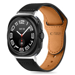 TECH-PROTECT LEATHERFIT SAMSUNG GALAXY WATCH ULTRA (47MM) ČRNA