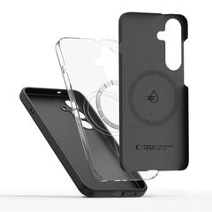 OVITEK TECH-PROTECT LIQUID SILICONE MAGSAFE GALAXY S25 ČRN.