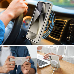 OVITEK TECH-PROTECT LIQUID SILICONE MAGSAFE GALAXY S25 COSMIC LATTE