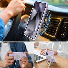 OVITEK TECH-PROTECT LIQUID SILICONE MAGSAFE GALAXY S25 MAUVE