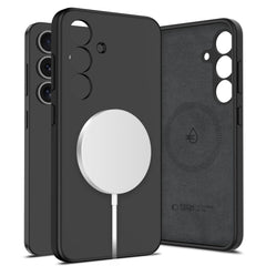 OVITEK TECH-PROTECT LIQUID SILICONE MAGSAFE GALAXY S25+ PLUS ČRN.