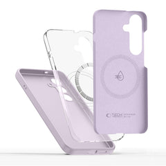 OVITEK TECH-PROTECT LIQUID SILICONE MAGSAFE GALAXY S25+ PLUS MAUVE
