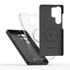 OVITEK TECH-PROTECT LIQUID SILICONE MAGSAFE GALAXY S25 ULTRA ČRN.