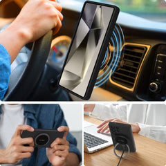 OVITEK TECH-PROTECT LIQUID SILICONE MAGSAFE GALAXY S25 ULTRA ČRN.