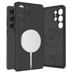 OVITEK TECH-PROTECT LIQUID SILICONE MAGSAFE GALAXY S25 ULTRA ČRN.