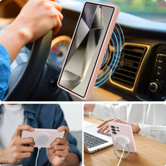 OVITEK TECH-PROTECT LIQUID SILICONE MAGSAFE GALAXY S25 ULTRA ROZA PERLA